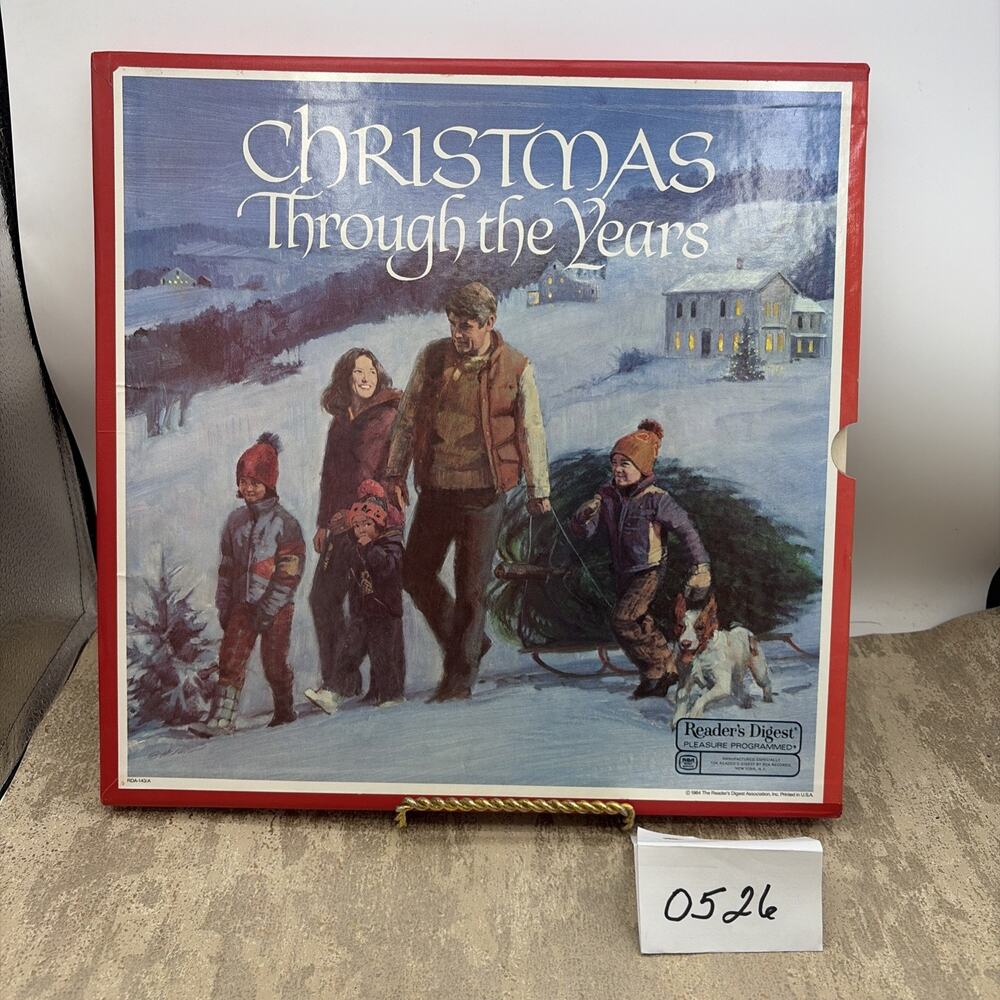 CHRISTMAS THROUGH THE YEARS 1984 5 LP BOX SET